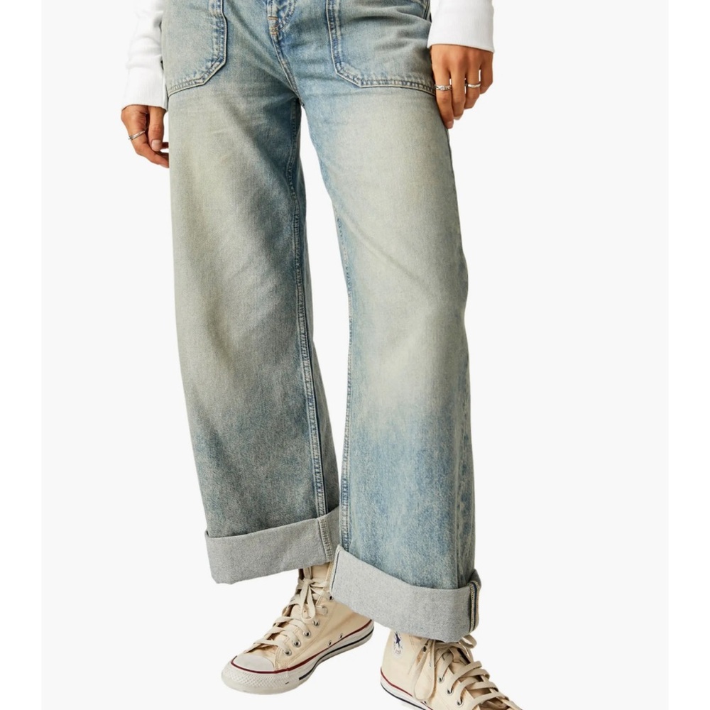 We the Free Palmer Cuffed Baggy jeans